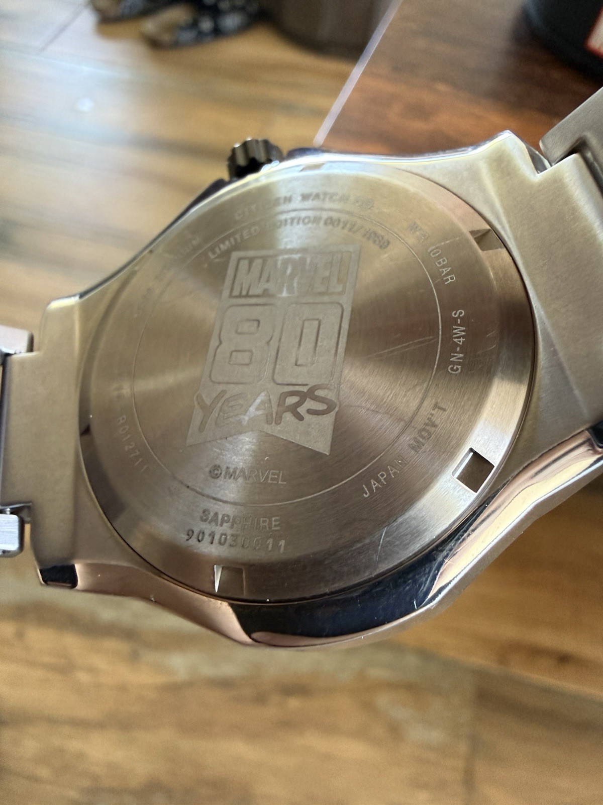 Citizen Marvel Super Titanium 80th Anniversary Edition Blue Watch AW1548-86W