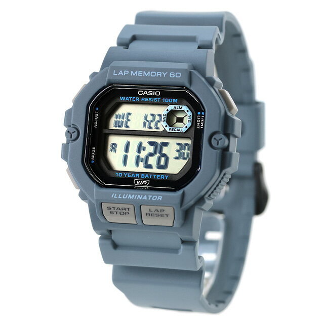 CASIO WS-1400H-2AV Standard Unisex Wristwatch Digital Ivory Blue Gray New no Box