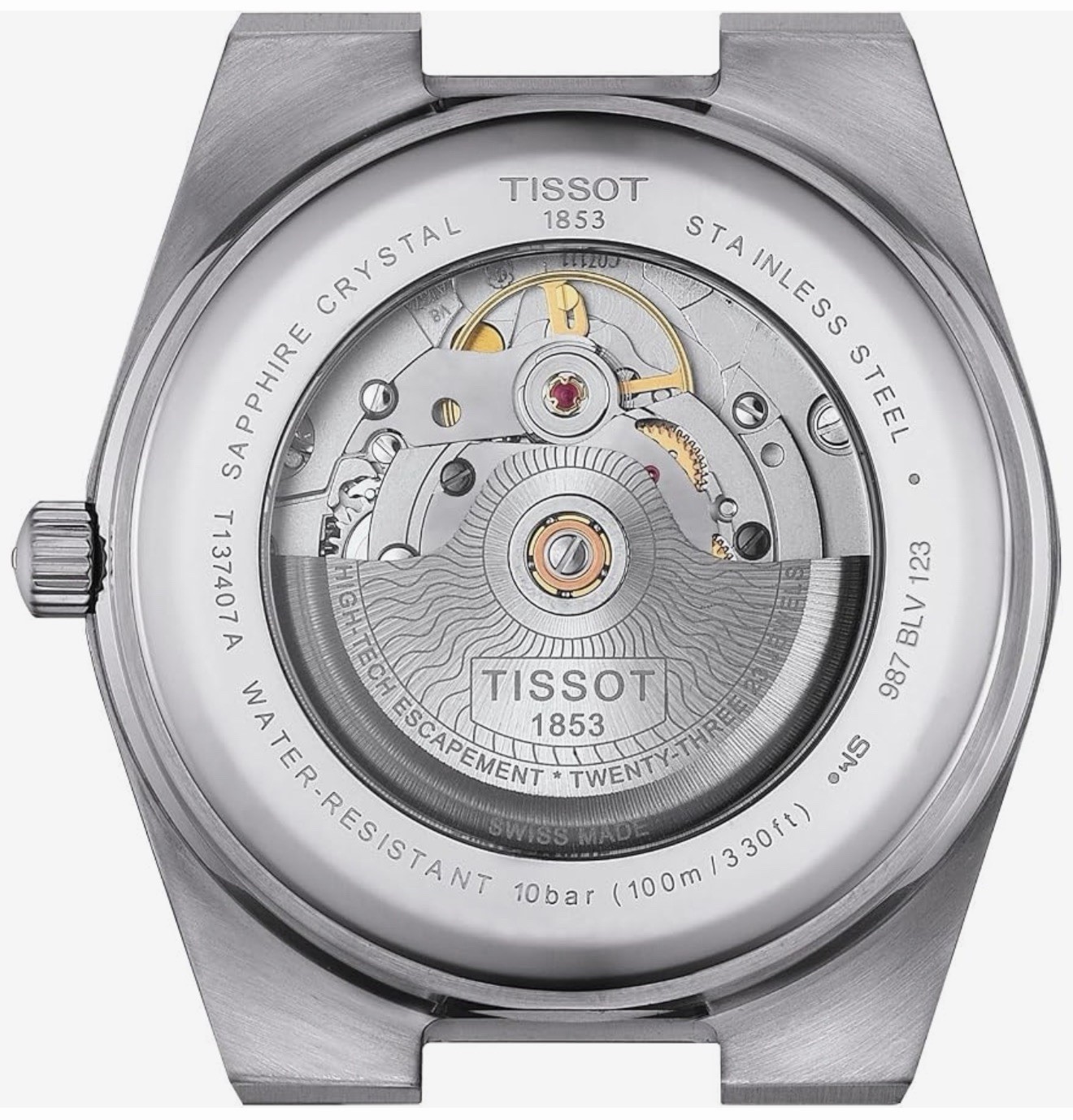 Tissot PRX Powermatic 80 40mm Blue Dial Auto Date 100m SS Bracelet w/ Box