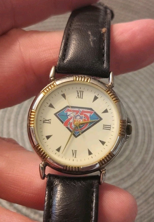 Vintage Fossil Watch NFL 75TH Anniversary – New Battery