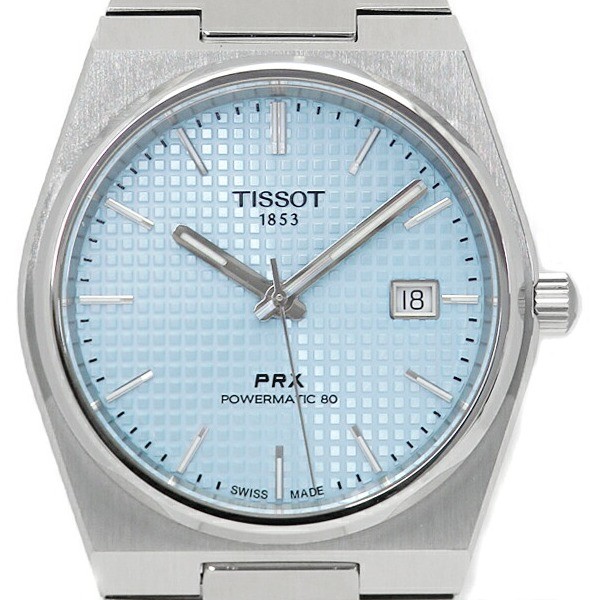 Tissot PRX Powermatic 80 Automatic Watch T137.407.11.351.00 40mm Ice Blue