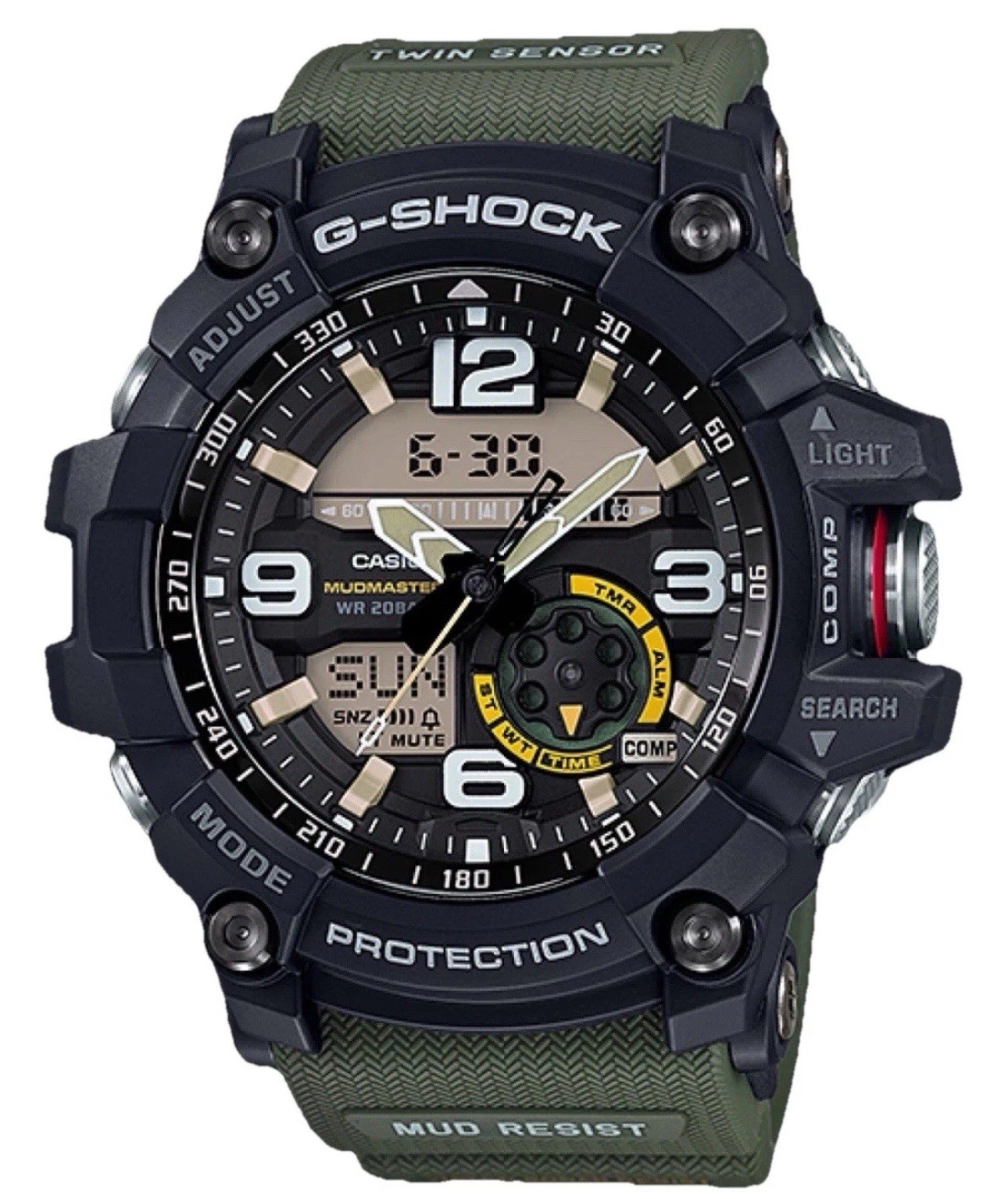 Casio G-Shock Mudmaster GG-1000-1A3 Twin Sensor Men’s Watch – Green