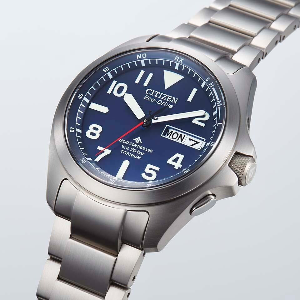 CITIZEN Promaster AT6080-53L Mens Watch Eco Drive Radio Watch holiday Gifts