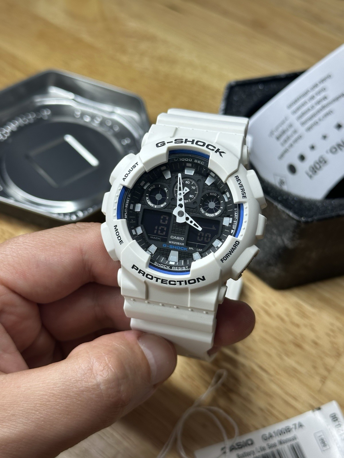 Casio G-Shock Analog Digital Shock Resistant GA-100B-7A (GA-1000 XL) Watch