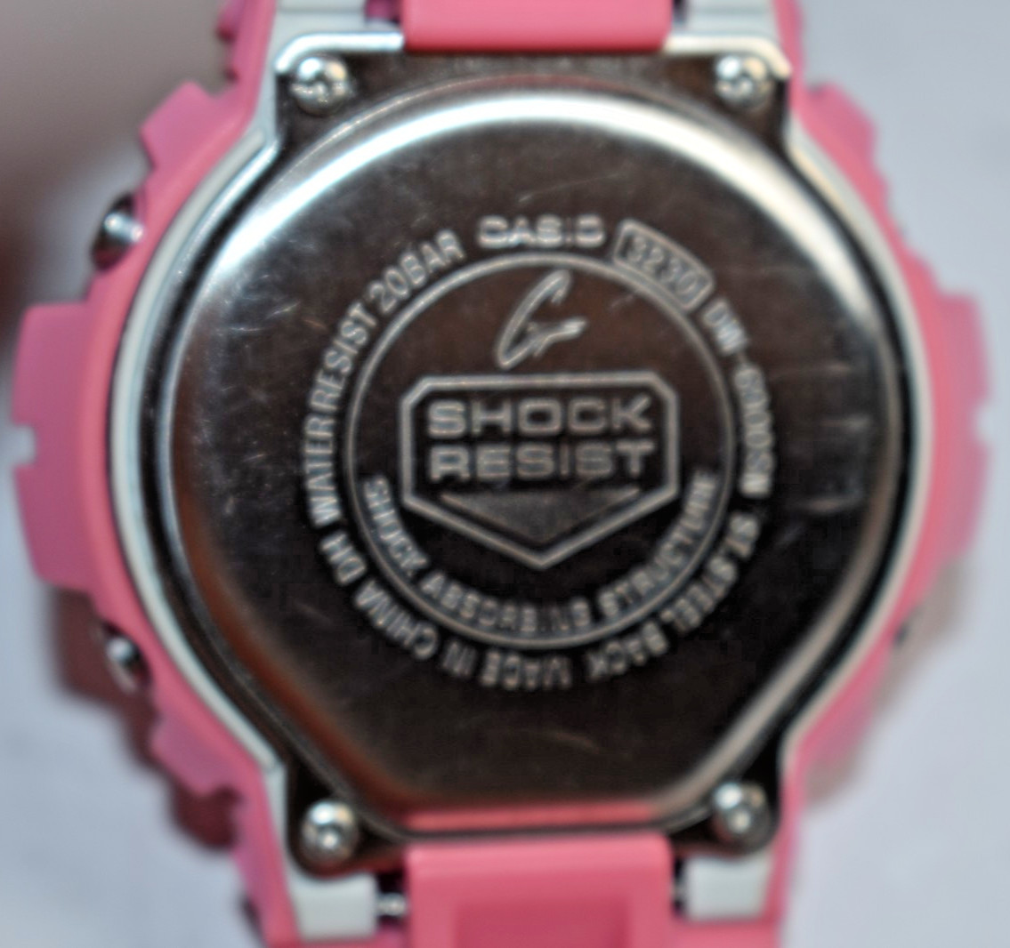 CASIO G-SHOCK DW6900SN-4 (3230) Pink/Red Men’s Watch NEW BATTERY!