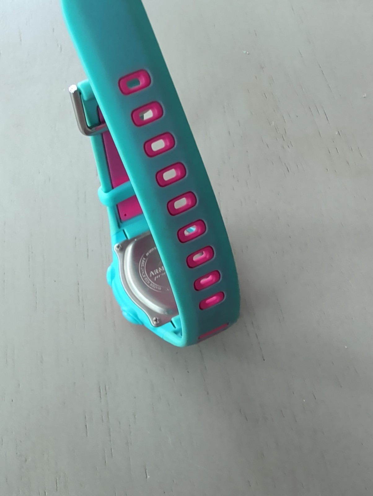 Armitron Pro Sport Digital Watch 45/7069 Pink Turquoise WR 165ft – Works! 80’s!!