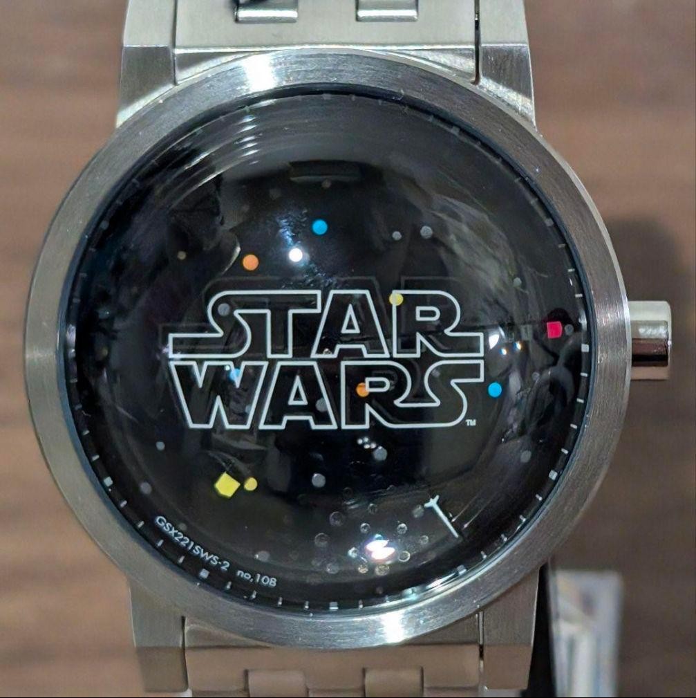GSX Star Wars Working Automatic 22cm 8.66in Limited 300 40mm Black Dial Japan