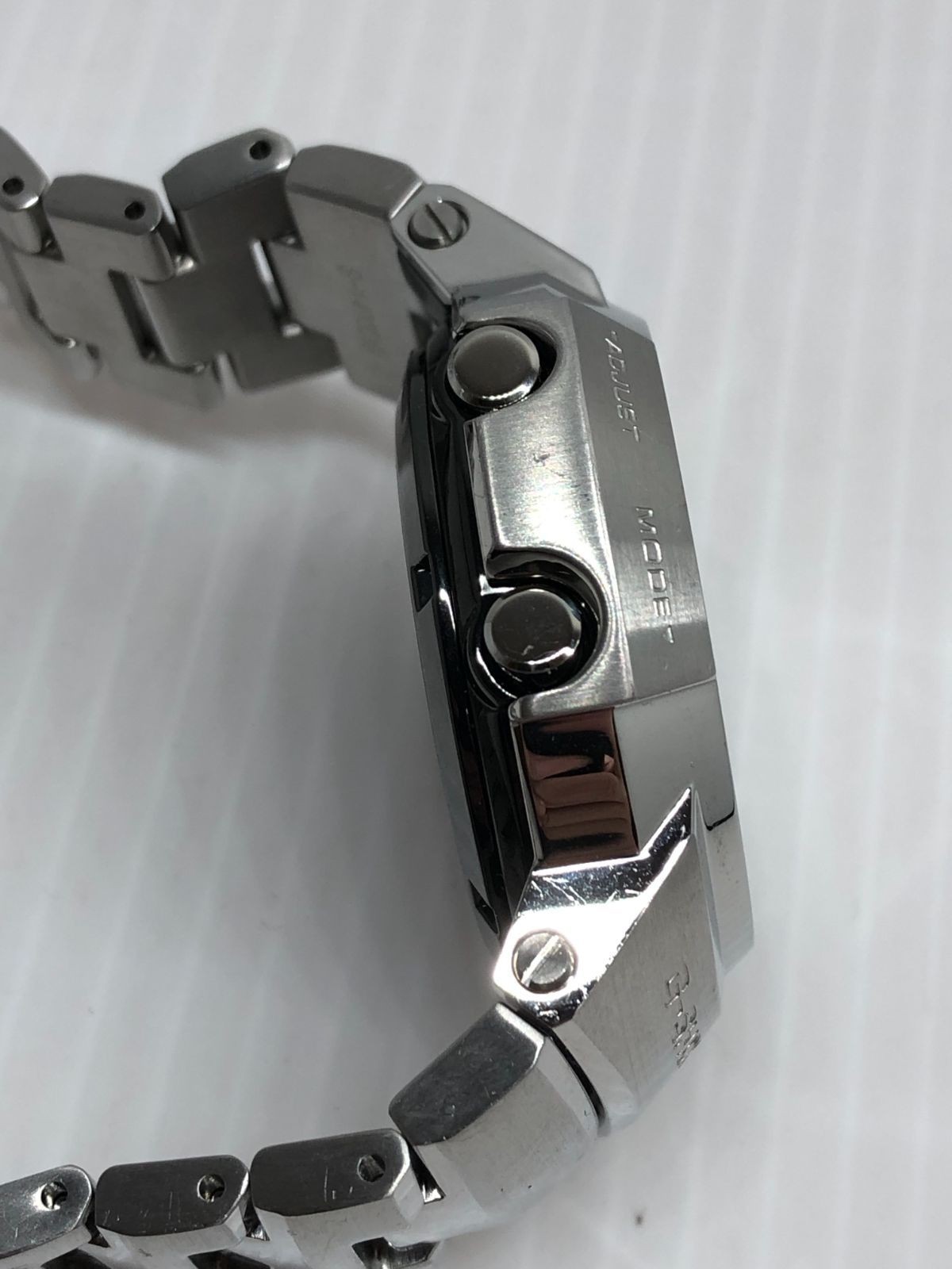 CASIO G-SHOCK AWM-500D-1A8JF Silver Digital Analog Watch Used Japan