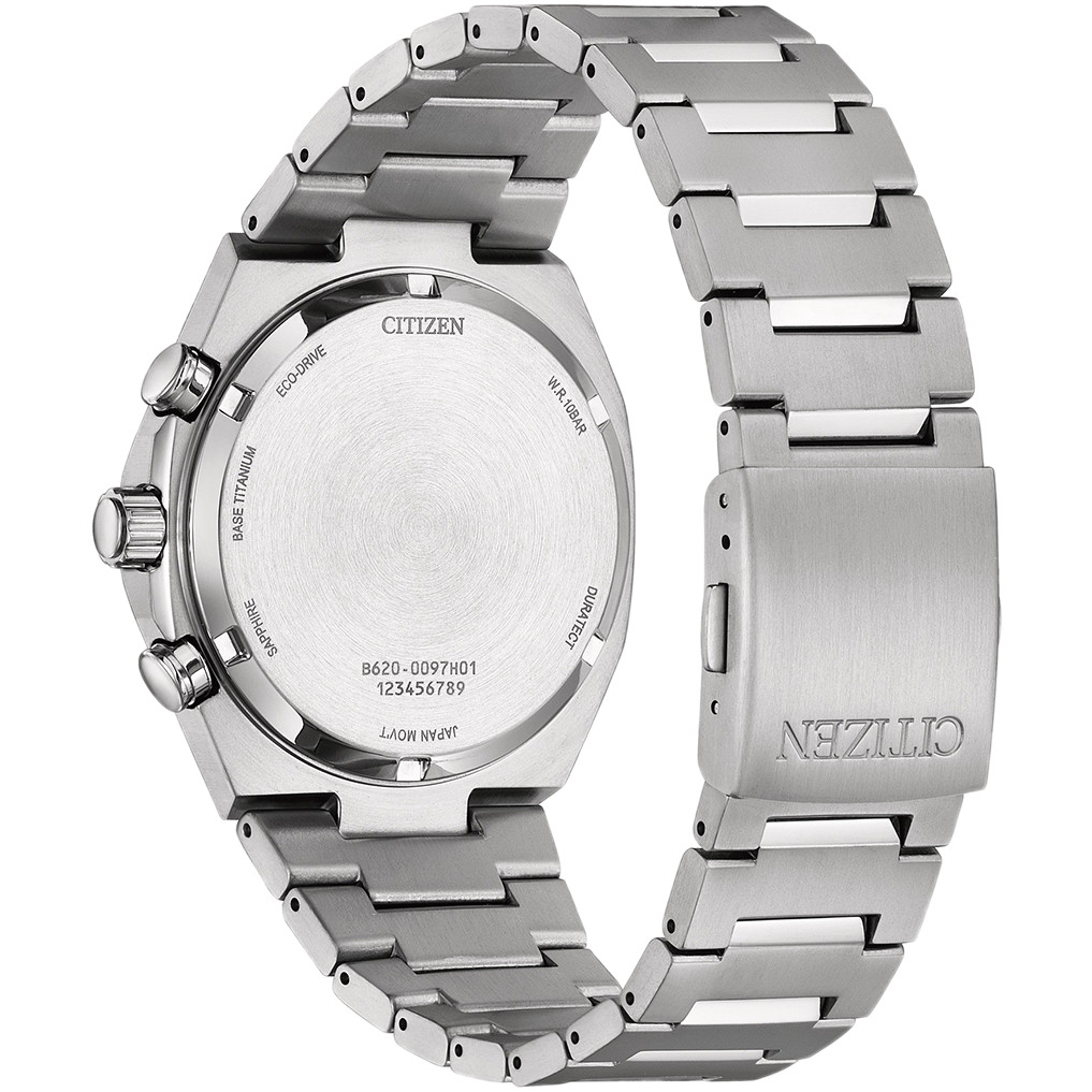 CITIZEN CA4610-85L “ZENSHIN” CHRONOGRAPH SUPER TITANIUM BLUE DIAL WATCH