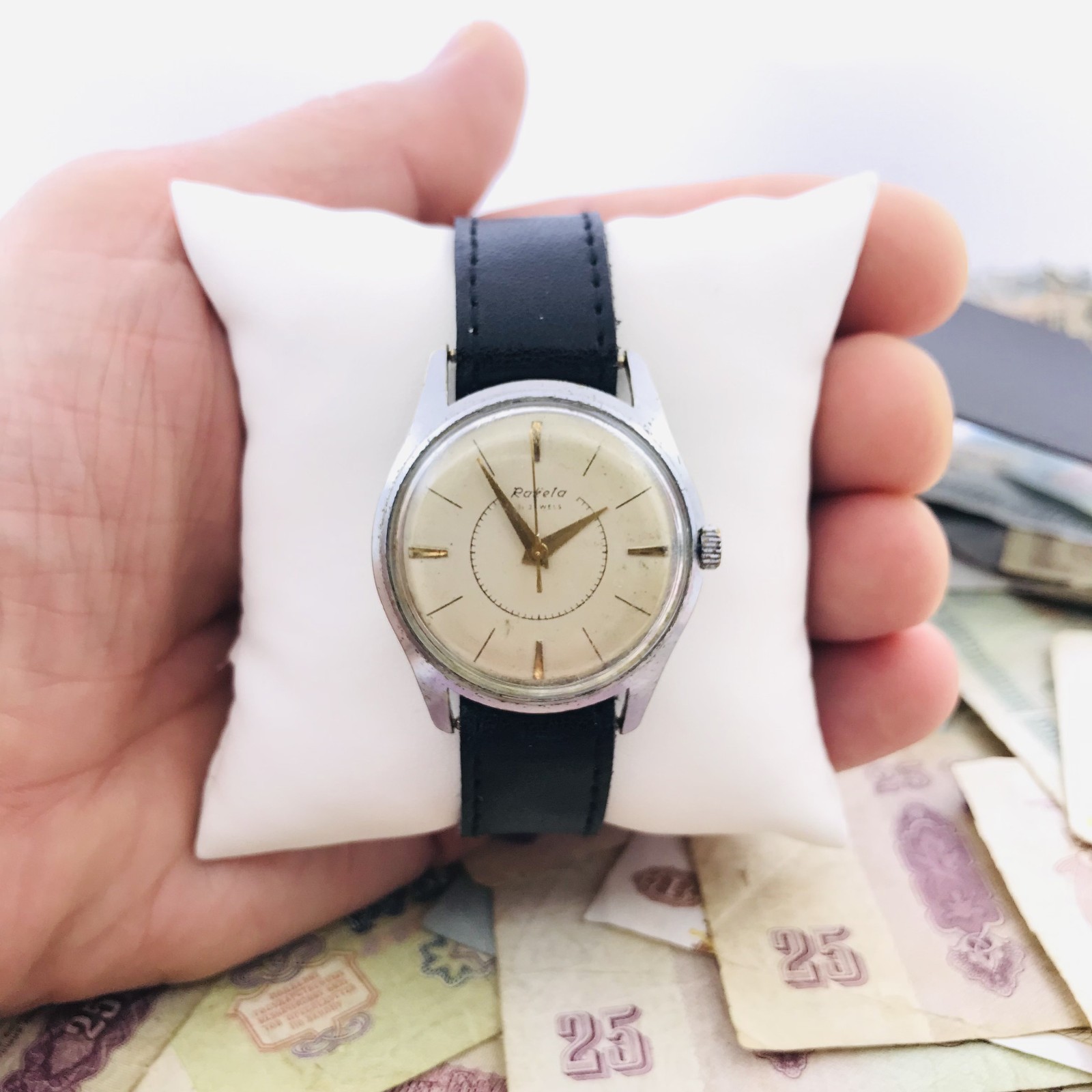 Vintage Raketa Baltika 1960s USSR Mechanical Watch Caliber 2609 16 Jewels Rare