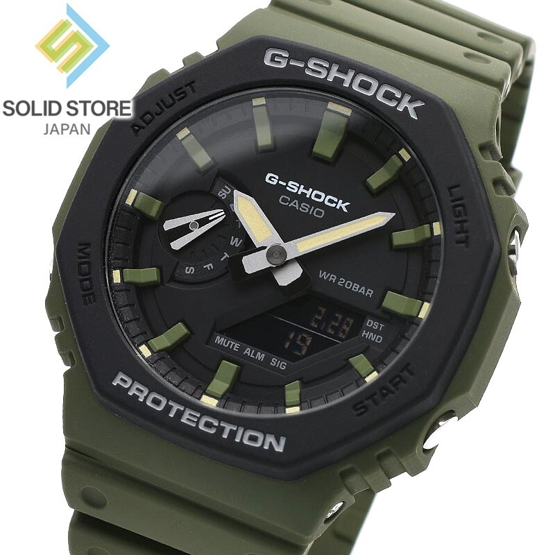 CASIO G-SHOCK GA-2110SU-3AJF Utility Color Analog Digital Watch Green 45.4mm