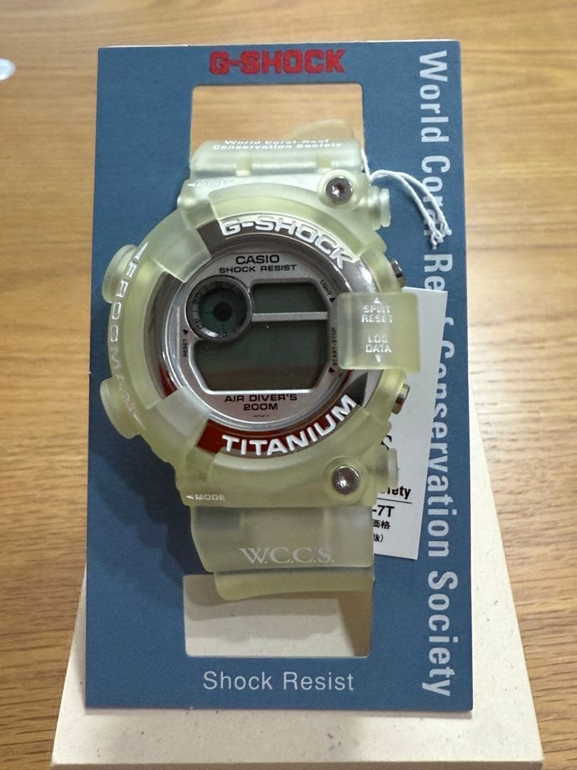 Casio G-SHOCK DW-8201WC-7T WCCS Frogman Titanium 200m Shock Resistant Watch