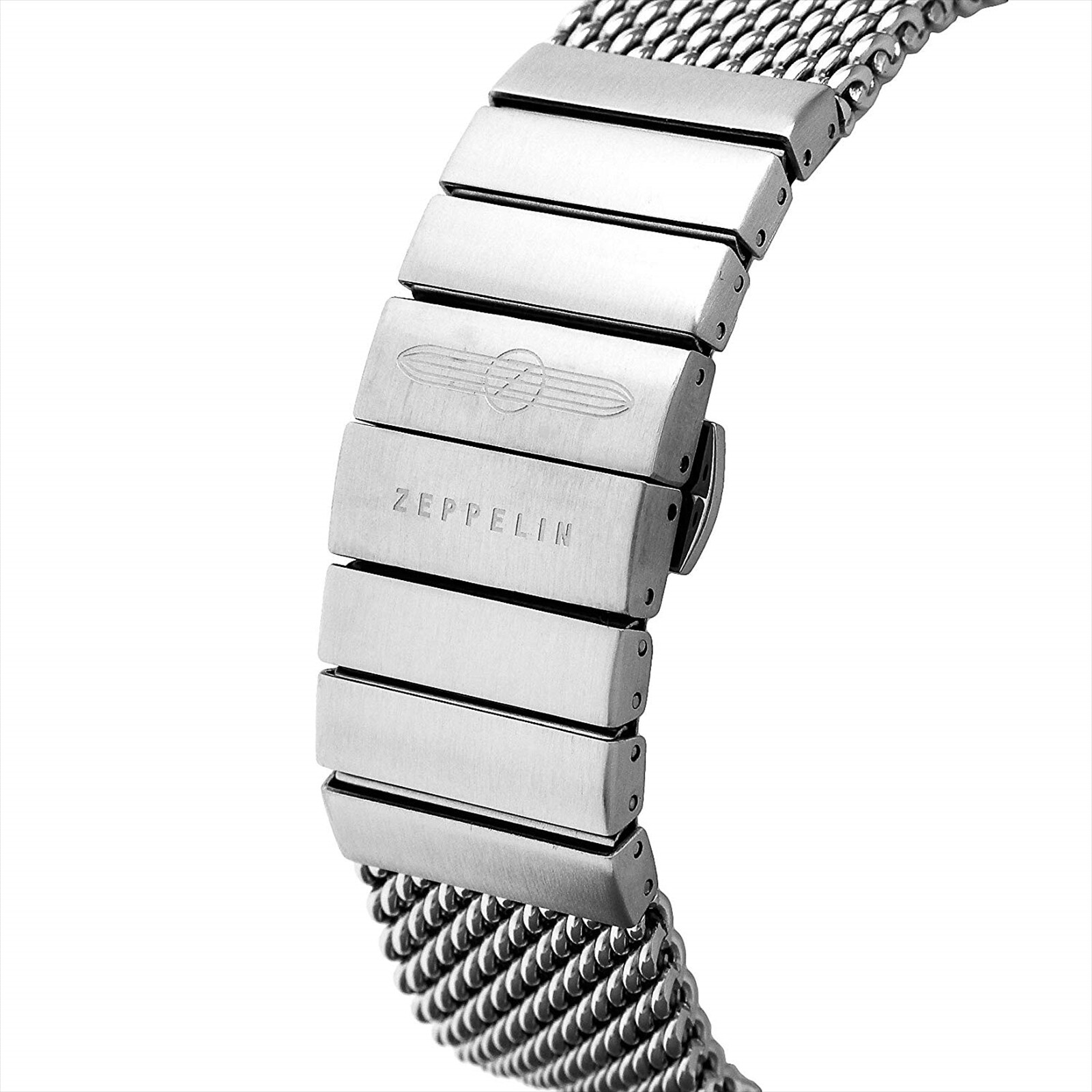 ZEPPELIN watch 100 years anniversary silver dial plate 7680-M1