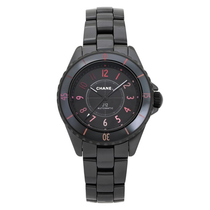 Chanel J12 H10311 Stainless Steel Ceramic 12.9mm Black Dial Automatic #YKW504