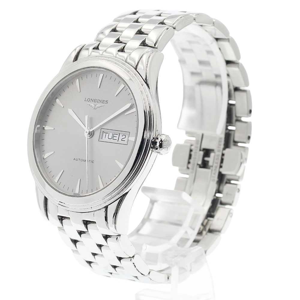 LONGINES Flagship L4.899.4 Day date Silver Dial Automatic Men’s Watch_933724