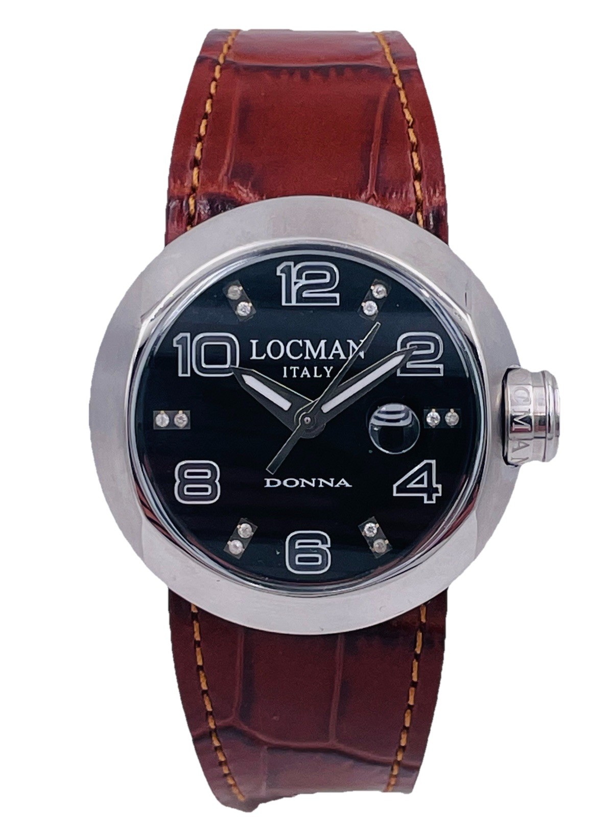 Locman Change Watch 421KDPM/660 36Mm 12 Diamonds Ct 0.10 Discounted New