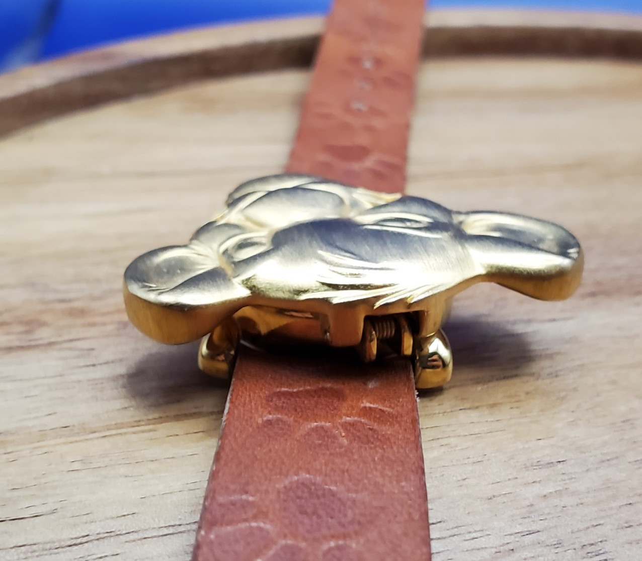Vintage Timex Lion King Simba Gold Tone Flip Quartz Watch – Running!