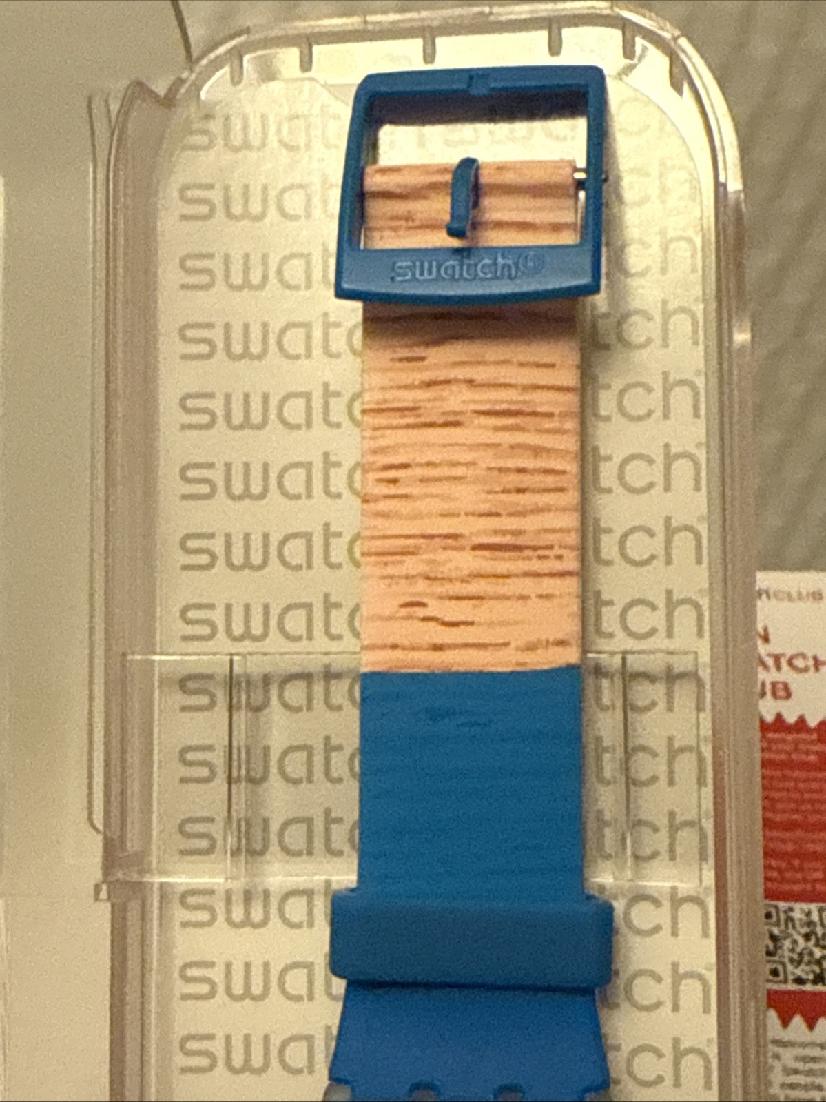 SWATCH WATCH NEW GENT BLUE PINE NEW WITH CASE AND PAPERS SUOK 706 2015