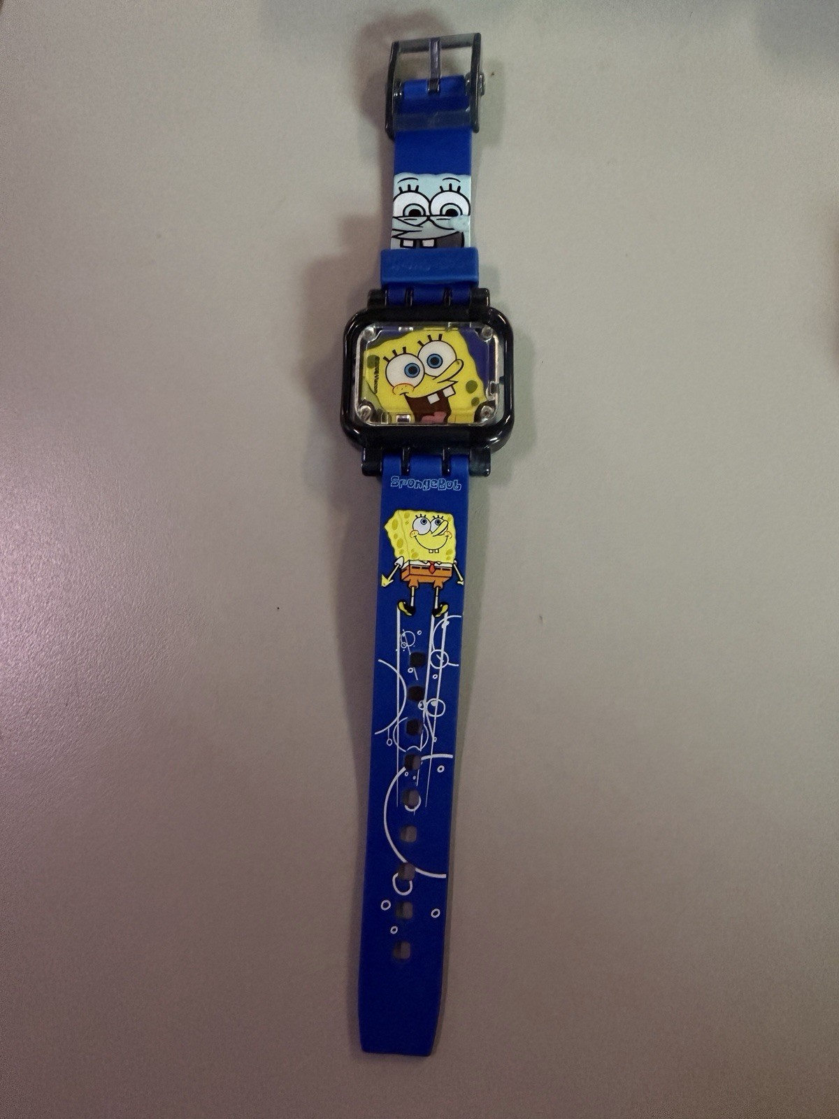 2005 Burger King SpongeBob Reversible Watches Squidward, Plankton, Patrick, & SB