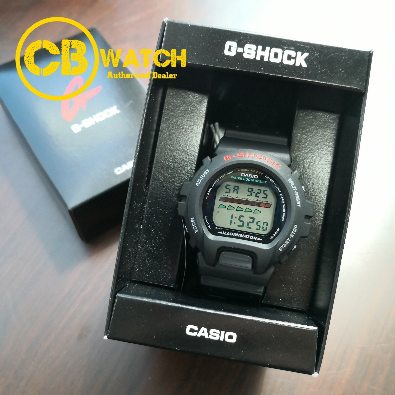 Rare Brand New Casio G-SHOCK DW-6600-1V Watch Digital Black Limited (Model 1199)