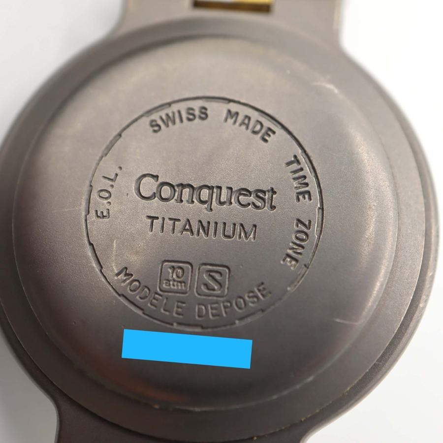 LONGINES Conquest Titanium Quartz Gray Battery Replaced 2025 Model H18226