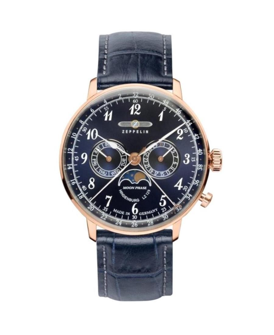 ZEPPELIN Men Analog Quartz Casual Watch Classic Dress Blue Dial Waterproof Round