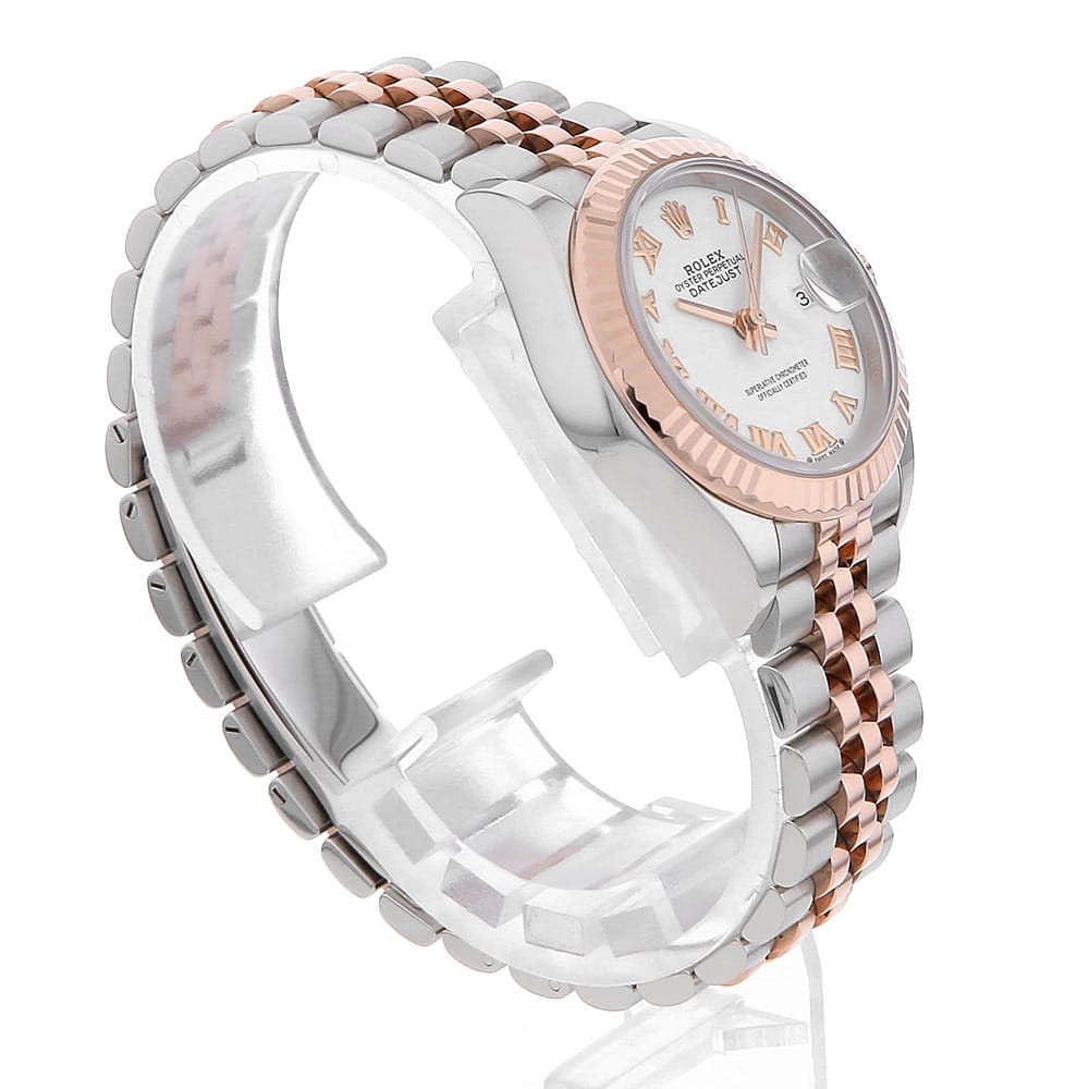 ROLEX Datejust 279171 white Roman 5 row jubilee bracelet Random Number secon…