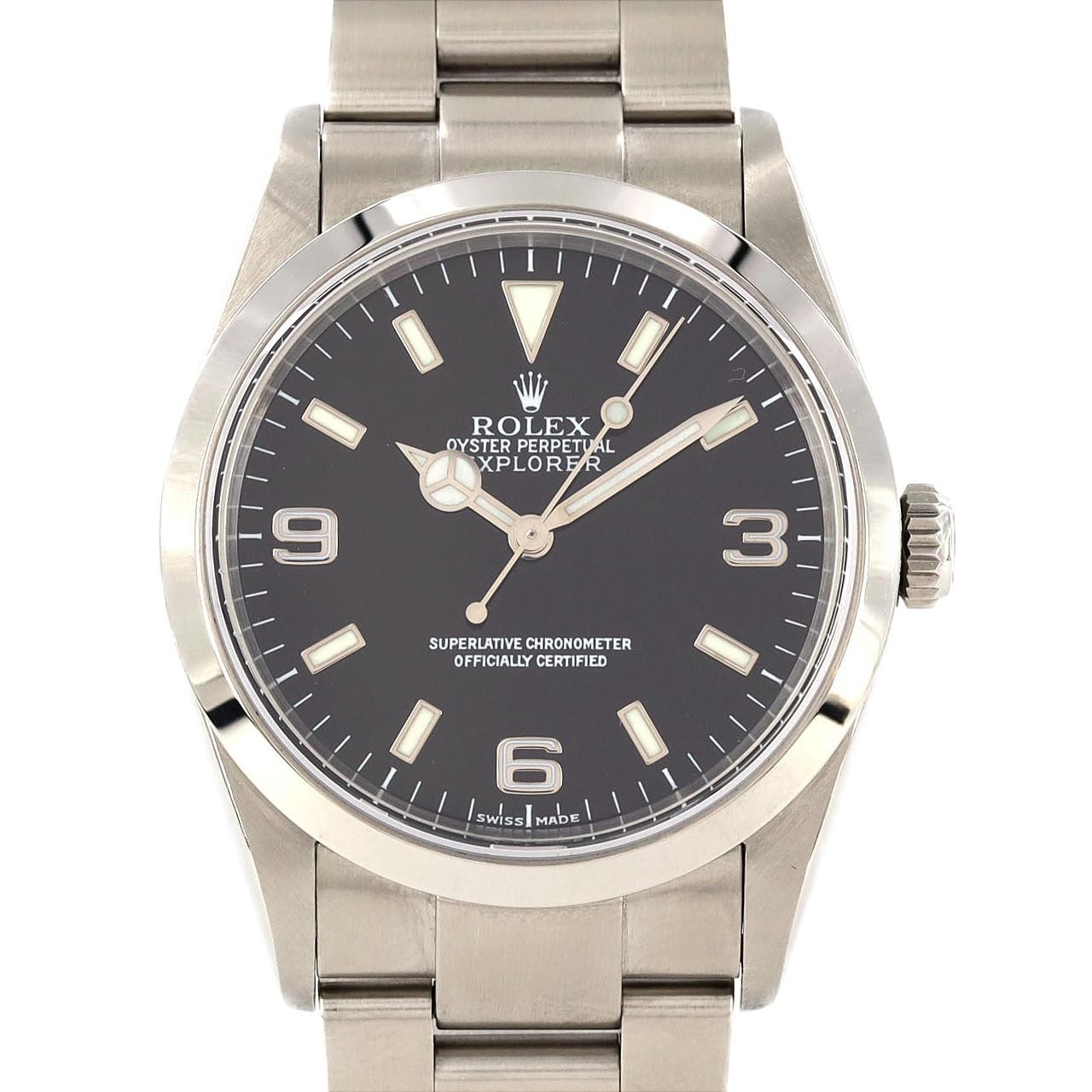 Authentic Rolex Explorer I 114270 Stainless Steel Mechanical Automatic K Ser…