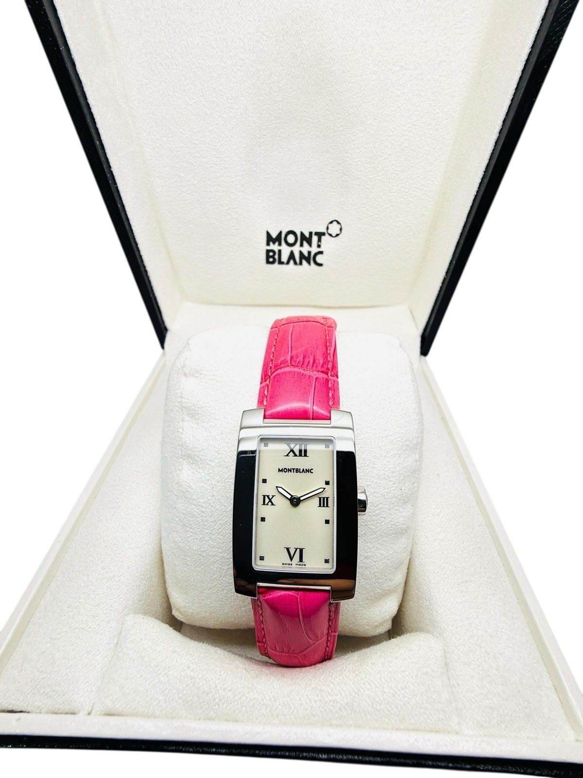 Mont Blanc Profile Women’s/Ladies 2006 Wrist Watch Box & Papers 7077