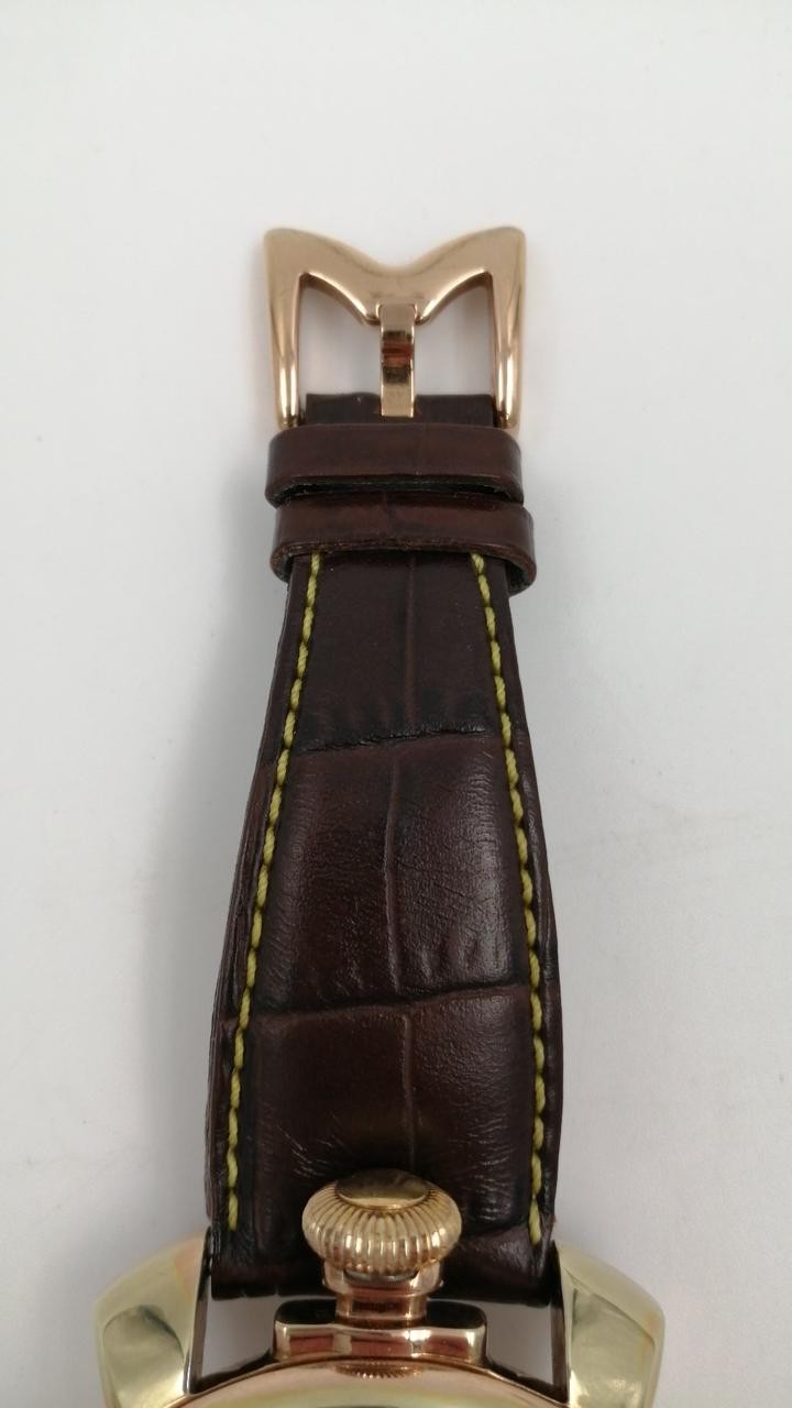 [A4N] GaGa Milano Manuale 48mm 5011.06S Manual Winding Brown PVD Men [v4s]