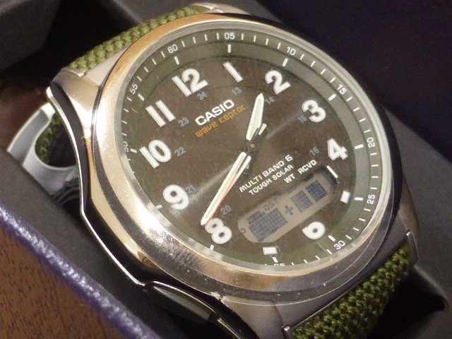 CASIO WAVE CEPTOR WVA-M630B-3AJF Tough Solar men Watch Atomic Radio New