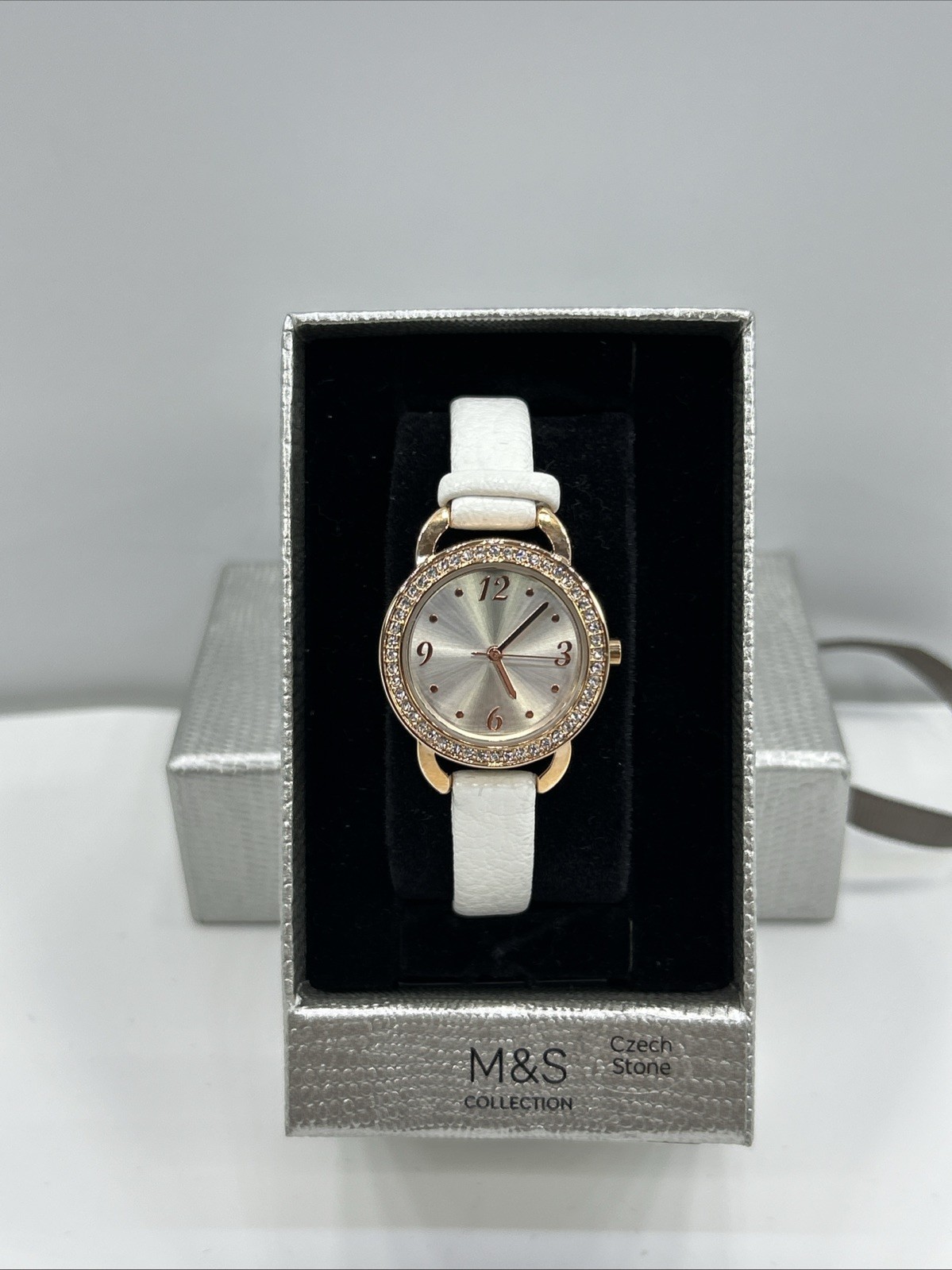 M&S Collection Gold Tone Czech Stone women’s Watch￼