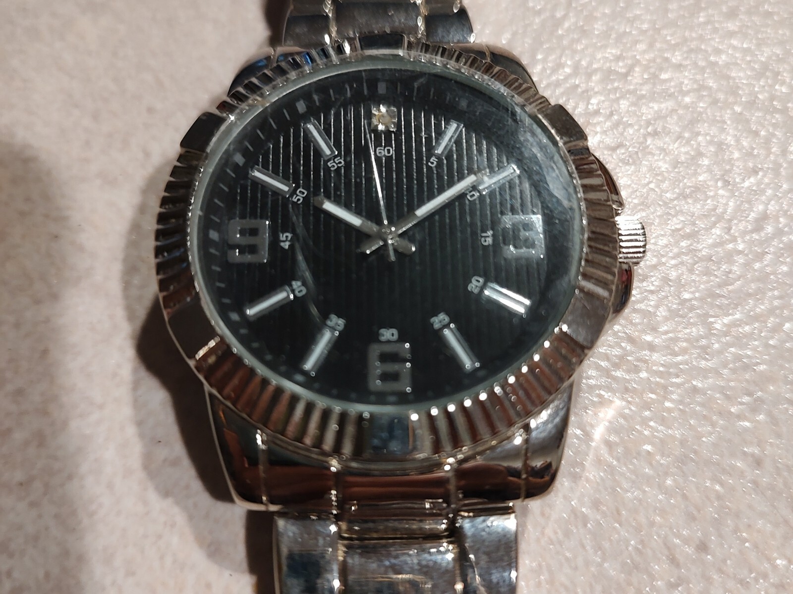 avon mens diamond accent watches