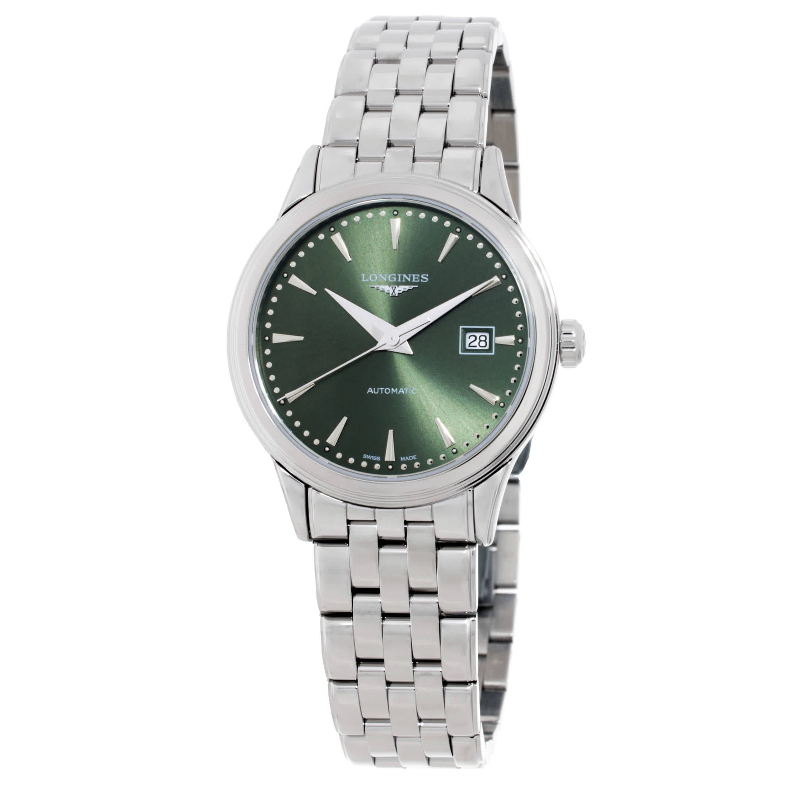Longines Flagship Classic Automatic Green Dial Ladies Watch L4.374.4.02.6