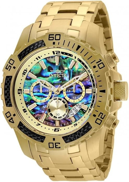 Invicta Pro Scuba Diver 25094 Chronograph Gold Stainless Steel Men’s Watch 50mm