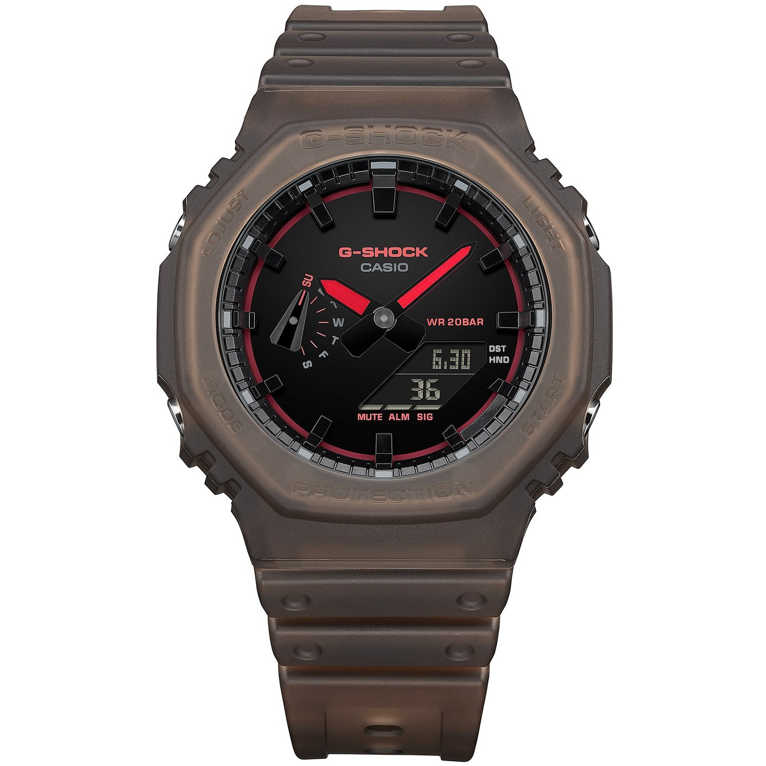 Casio G-Shock GA-2100K-5AJF Quartz Black Dial 45.4mm Watch