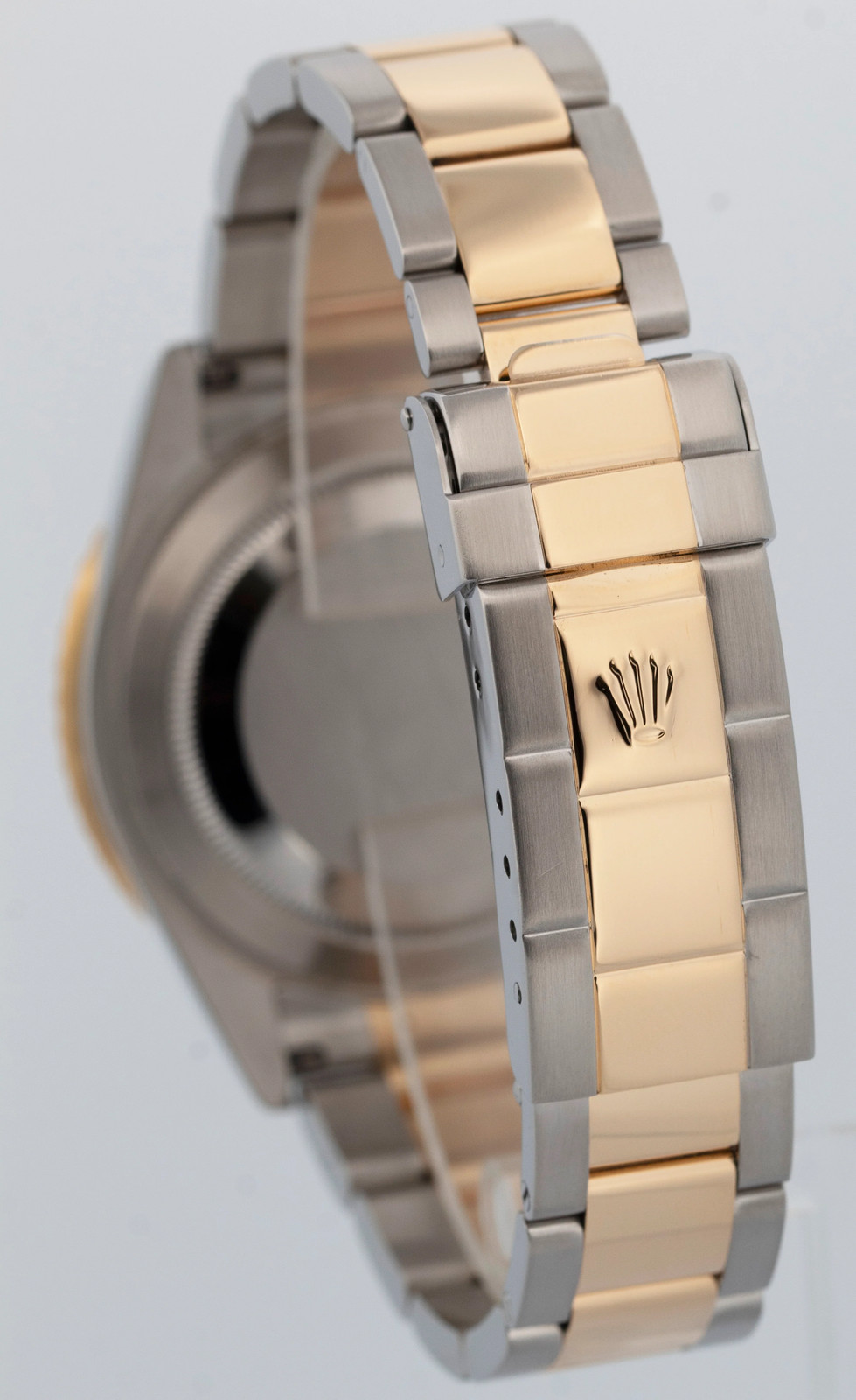 2006 PAPERS Rolex Submariner Date No-Holes BLACK Two-Tone Gold 40mm 16613 LN BOX