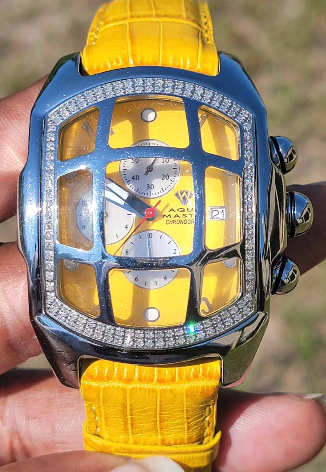 Aqua Master Diamond Watch Joe Rodeo Don Co