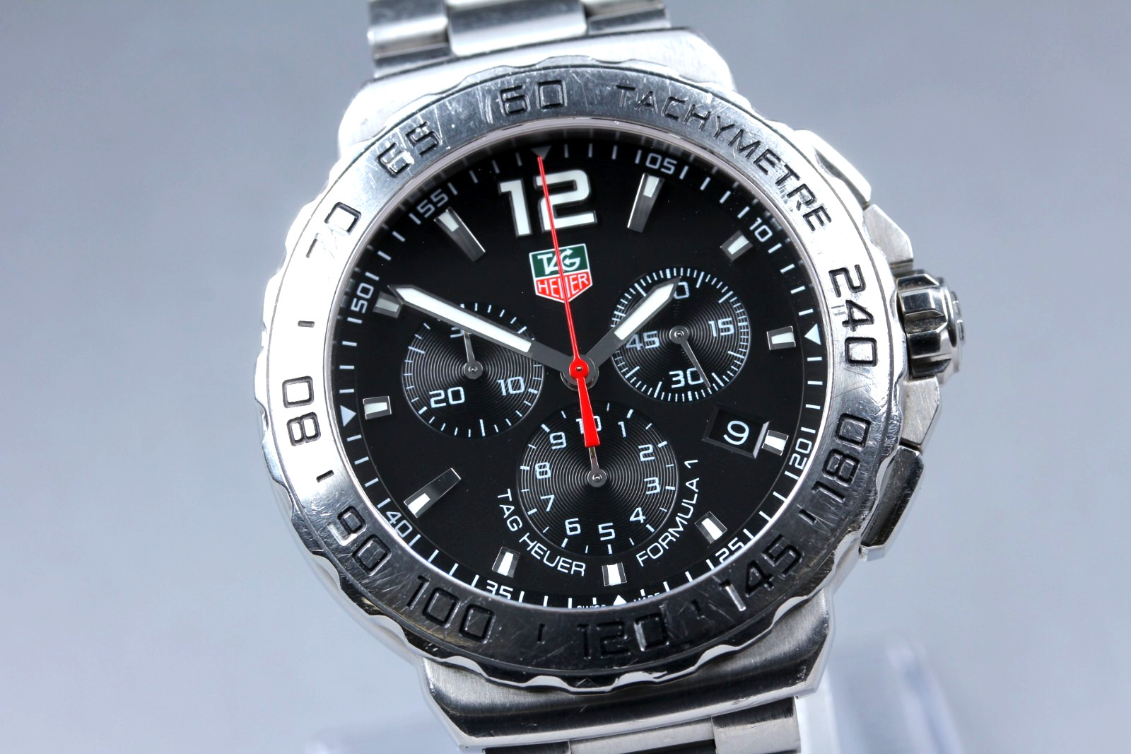 CLA’d /Box/Paper TAG Heuer Formula 1 CAU1112 42mm Chronograph Black Quart Men’s