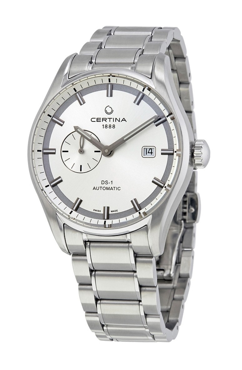 Certina DS-1 Automatic Silver Dial Small Seconds Men’s Watch Stainless Steel