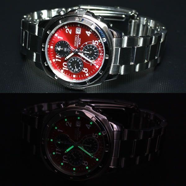 SEIKO クロノグラフ SND495 from JAPAN