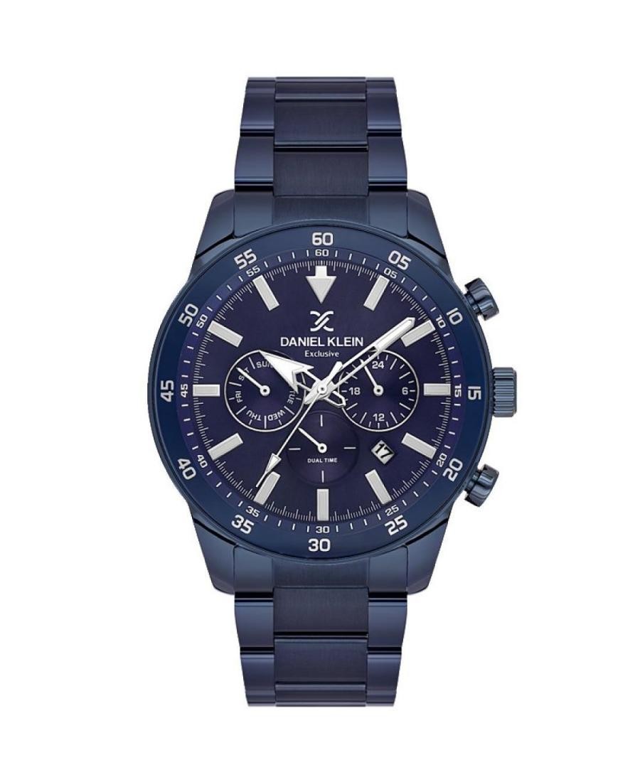 DANIEL KLEIN Men Analog Quartz Casual Watch Classic Dress Blue Dial Waterproof R