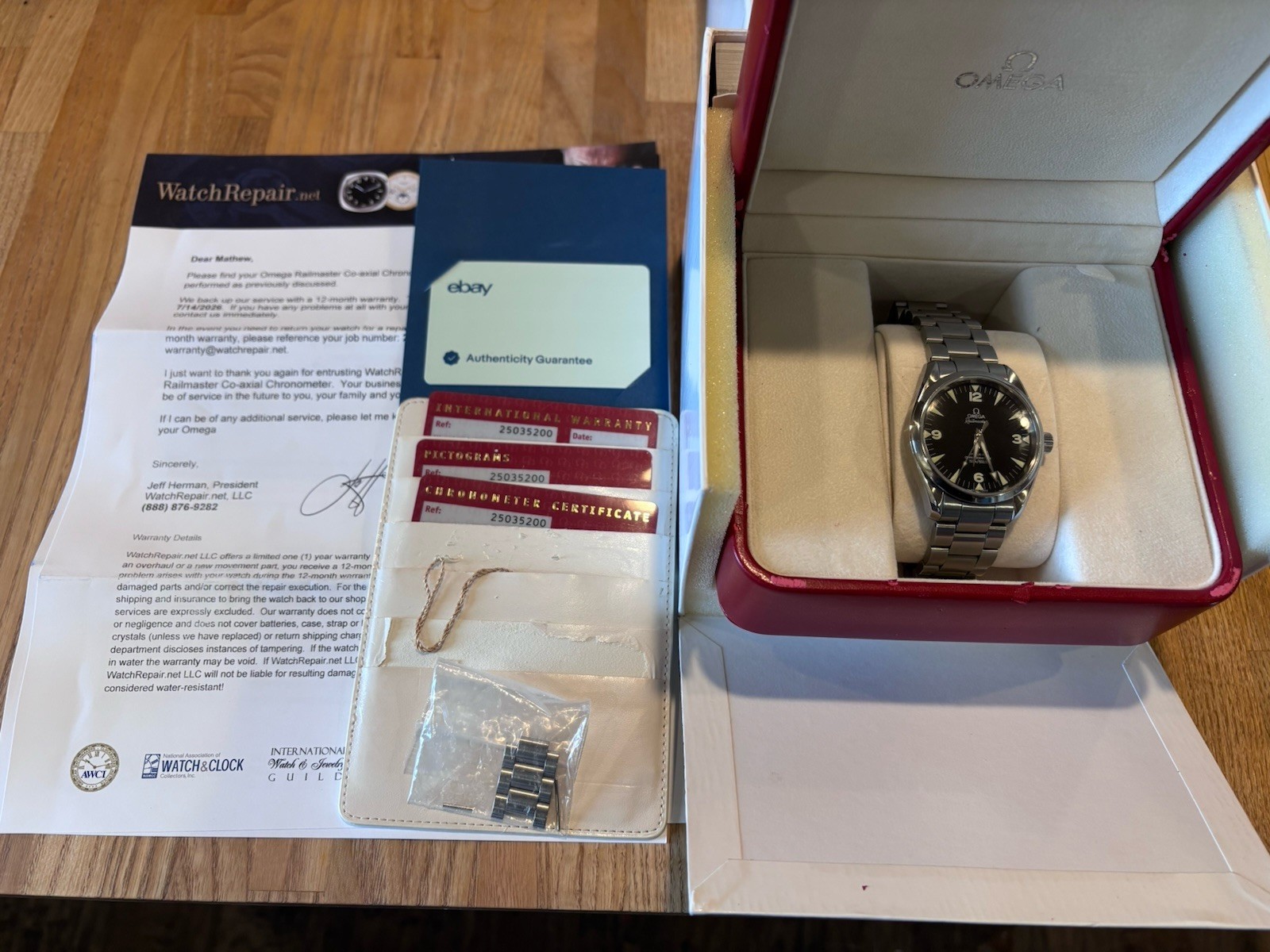 OMEGA Seamaster Railmaster 2503.52 Full Set, Serviced, 1 Year Warranty, US Based