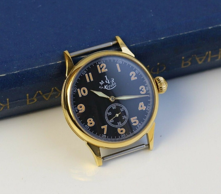 Men’s Watch Pobeda 1mchz Kirova / Vintage movement 2602. Case 40mm.