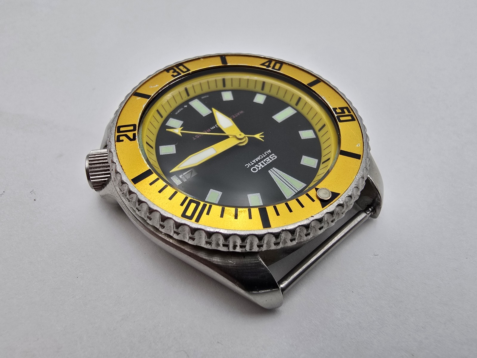Vintage Seiko Automatic Scuba Diver’s Watch 7002-700A Gold Yellow Black 1996
