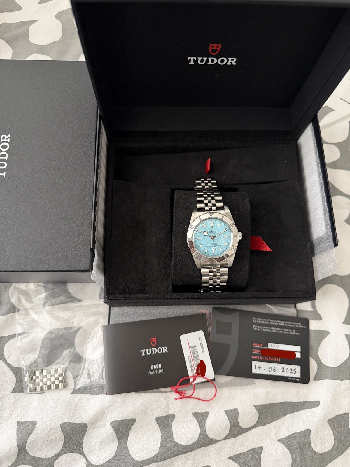 Tudor Black Bay 54 Stainless Lagoon Blue 37mm Watch M79000-0001 2025