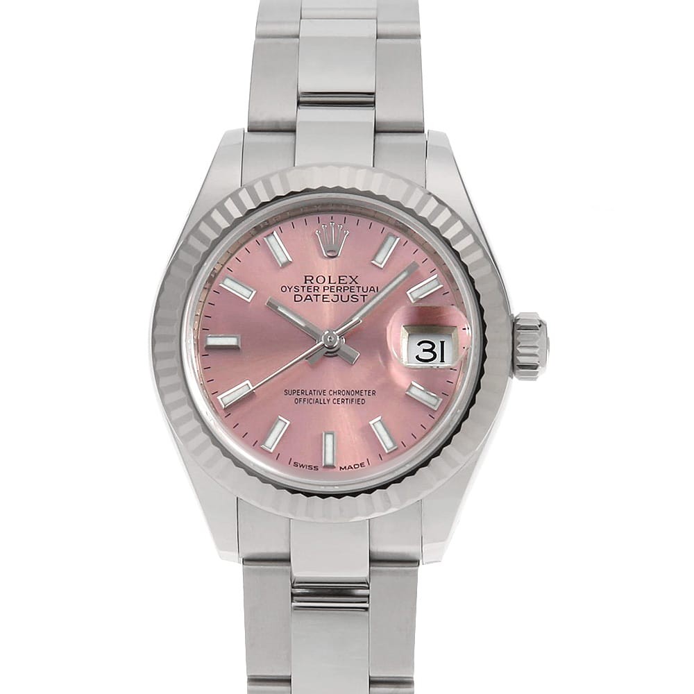 ROLEX Datejust 279174 pink Bar 3 rows oyster breath Random Number second han…