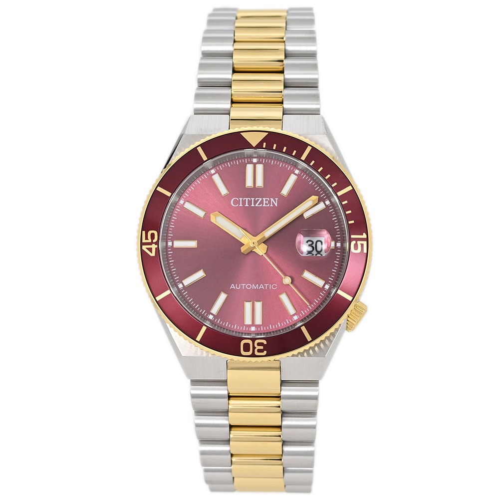 CITIZEN NJ0234-58X NJ0234 TSUYOSA Shore Automatic Analog Wine red