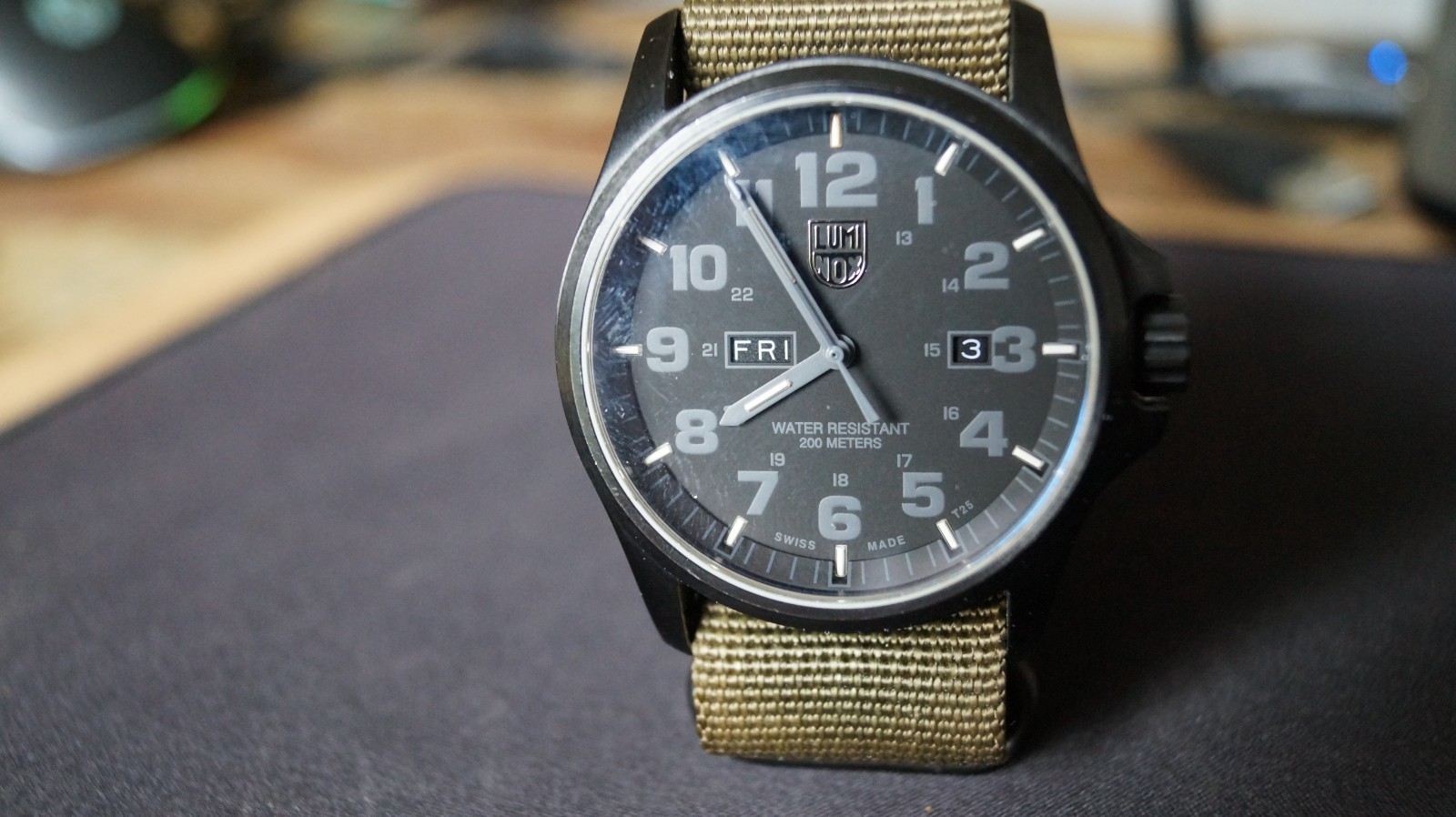 Luminox Series 1920 Atacama Field Pilot Aviator Black PVD day date case 46mm uk