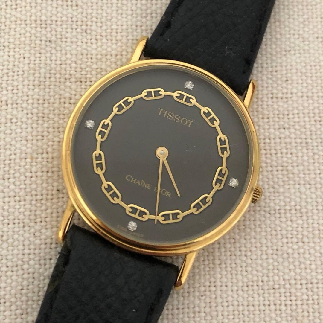 Tissot Chaine d’Or E168 Watch Quartz 1.22in Case 6.69–7.48in Wrist